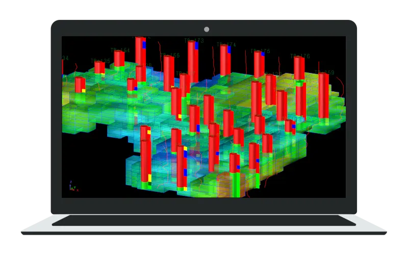 Surpac Indonesia for Geology - GEOVIA Indonesia Block Modeler (JBM)